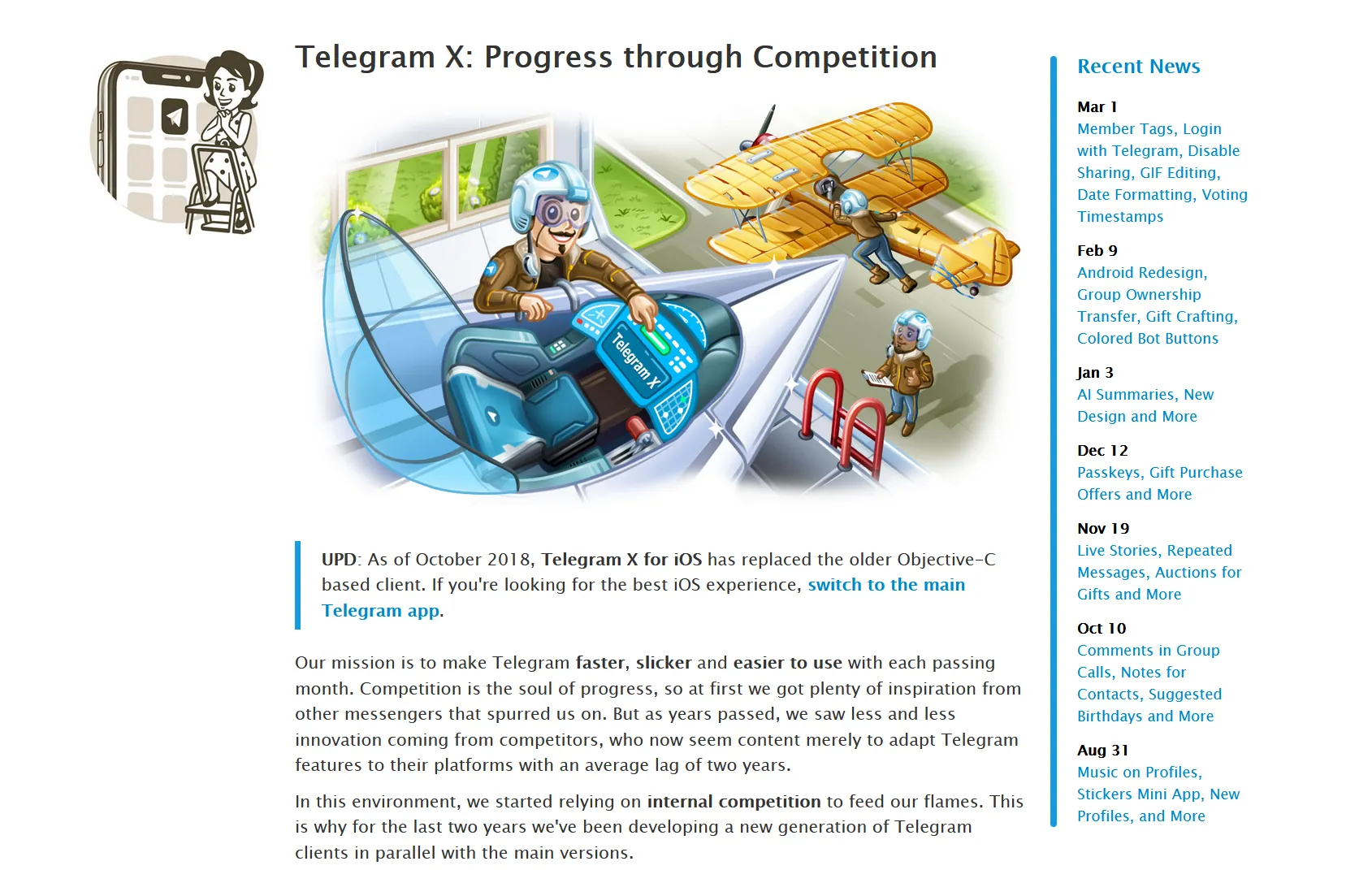 Telegram X的官网介绍